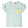 Kinder-T-Shirt Minzgr&uuml;n 92
