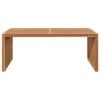 vidaXL Garten-Beistelltisch Braun 90 x 50 x 36 cm Massivholz Teak