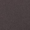 vidaXL Boxspringbett mit Matratze Dunkelbraun 160x200 cm Stoff