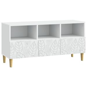vidaXL TV-Schr&auml;nk 102 x 34,5 x 50 cm Wei&szlig; Holzwerkstoff