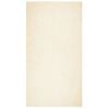 vidaXL Teppich HUARTE Kurzflor Weich und Waschbar Creme 60x110 cm