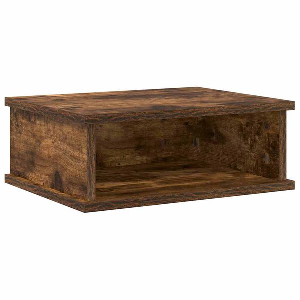 vidaXL Nachttisch Ger&auml;ucherte Eiche 40 x 31 x 15 cm Holzwerkstoff