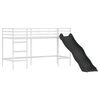 vidaXL Kinderloftbett Wei&szlig; und Rosa 99,5 x 190 cm Metall