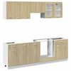 vidaXL 8-tlg. K&uuml;chenschrank-Set Lyon Sonoma-Eiche Holzwerkstoff
