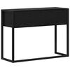 vidaXL Beistelltisch Schwarz Eichen-Optik 100 x 36 x 75 cm