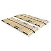 vidaXL Lattenroste 2 Stk. mit 28 Latten 7 Zonen 80x200 cm