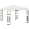 vidaXL Pavillon 3&times;3 m Creme Stoff