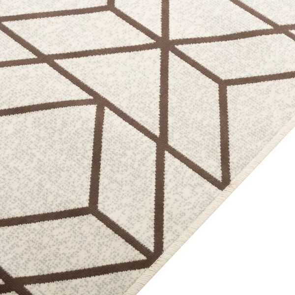 vidaXL Indoor & Outdoor Teppich Mehrfarbig 190x300 cm