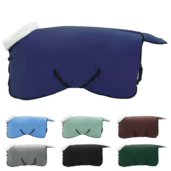 vidaXL Pferdedecke Marineblau 75 cm Polarfleece