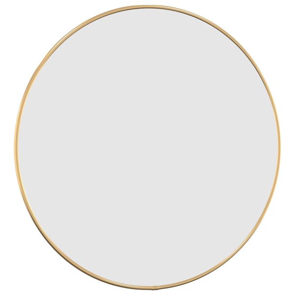 vidaXL Wandspiegel Golden &Oslash; 50 cm Rund