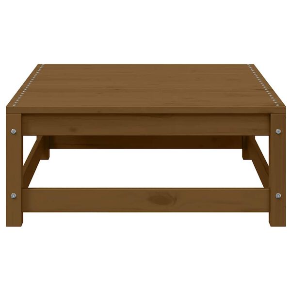 vidaXL Gartenhocker 70x70x30 cm Honigbraun Massivholz Kiefer