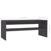 vidaXL Couchtisch Grau 100x40x40 cm Holzwerkstoff