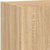 vidaXL TV-Schrank mit LED-Leuchten Sonoma-Eiche 40,5x30x102 cm