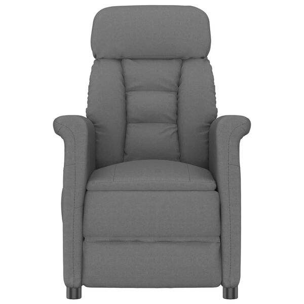 vidaXL Recliner Sessel Dunkelgrau Dunkelgrau 70.5 x 96.5 x 95 cm Stoff