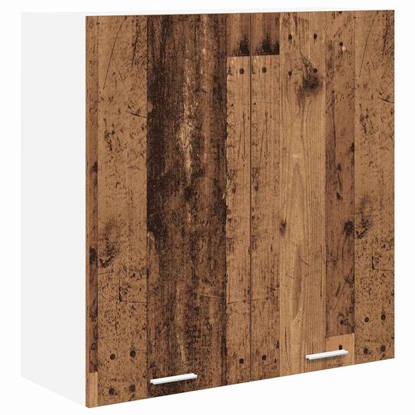 vidaXL H&auml;ngeschrank mit Speicher Altholz 80 x 31 x 80 cm Holzwerkstoff