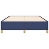 vidaXL Bettgestell ohne Matratze Blau 140x190 cm Stoff