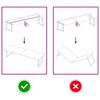 vidaXL Wandregal 180x60x(2-6) cm Massivholz Eiche Unbehandelt