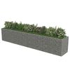 vidaXL Gabionen-Hochbeet Verzinkter Stahl 540&times;90&times;100 cm