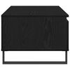 vidaXL Couchtisch Schwarz Eichen-Optik 90 x 50 x 36,5 cm Holzwerkstoff