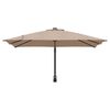 vidaXL Garten-Sonnenschirm Taupe 248,5 x 247,5 x 160 cm