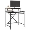 vidaXL Schreibtisch Schwarz Eichen-Optik 80 x 50 x 90 cm Holzwerkstoff