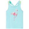 Kinder-Tanktop Helles Minzgr&uuml;n 128