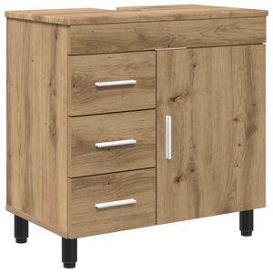 vidaXL Waschtisch Artisan-Eiche 60 x 35 x 60 cm Holzwerkstoff