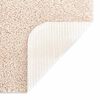 vidaXL Anti-Rutsch Shaggy Teppich Creme 120 x 120 cm PP
