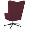 vidaXL Relaxsessel mit Hocker Lila Stoff