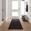 vidaXL Teppichl&auml;ufer Anthrazit 80 x 500 cm 100% Polypropylen