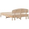vidaXL Massivholzbett ohne Matratze 135x190 cm Kiefernholz