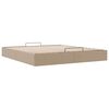 vidaXL Ottoman-Bett ohne Matratze Cappucino 180x200cm Kunstleder