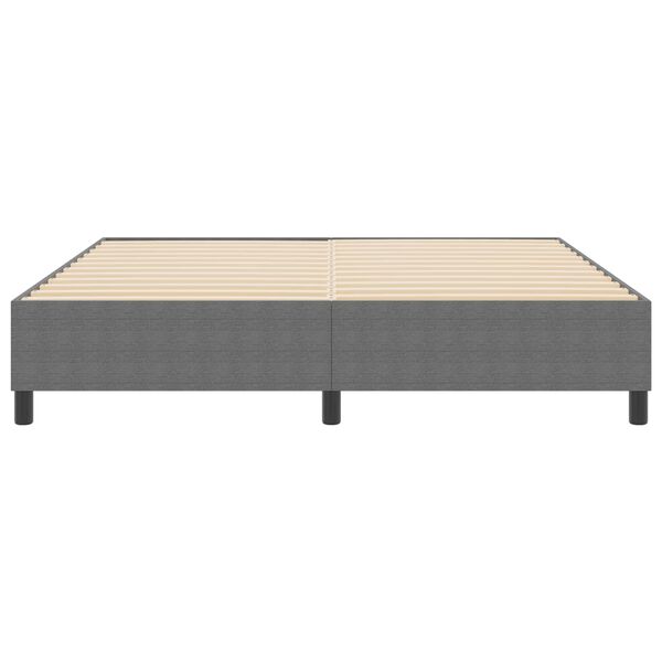 vidaXL Plattformbettgestell Hellgrau 180 x 200 cm Stoff