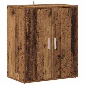 vidaXL Schuhregal Altholz-Optik 60x35x70 cm Holzwerkstoff