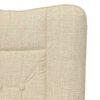vidaXL Sessel Creme 63 x 67 x 94 cm Sherpa-Stoff