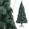 vidaXL K&uuml;nstlicher Weihnachtsbaum mit St&auml;nder Gr&uuml;n 210cm PET