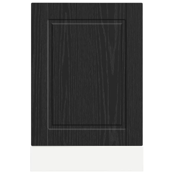vidaXL K&uuml;chenschrank Schwarz Eichen-Optik 45 x 1,5 x 67 cm