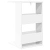vidaXL Beistelltisch Wei&szlig; 40 x 35 x 60,5 cm Holzwerkstoff