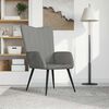 vidaXL Relaxsessel Hellgrau Samt
