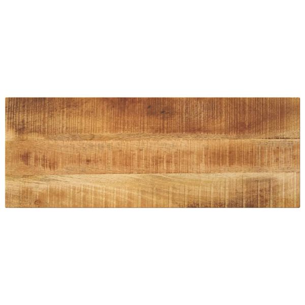 vidaXL Tischplatte 70x40x3,8 cm Rechteckig Raues Massivholz Mango