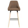vidaXL Barhocker Taupe Stoff