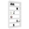 vidaXL B&uuml;cherregal/Raumteiler Wei&szlig; 100&times;30&times;198 cm Holzwerkstoff