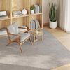vidaXL Bereichsteppiche LUGO Creme und Taupe 200 x 200 cm Polyester
