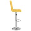 vidaXL Barhocker 2 Stk. Senfgelb Stoff