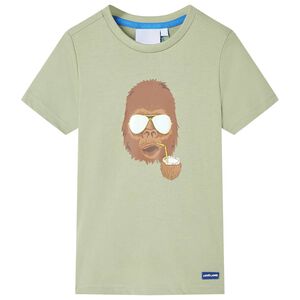 vidaXL Kinder-Kurzarmshirt Gelb 92