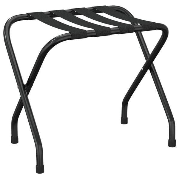 vidaXL Gep&auml;ckablage Schwarz 56x40x49 cm