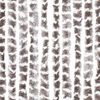 vidaXL Fliegenvorhang Taupe und Wei&szlig; 100x230 cm Chenille