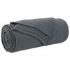 vidaXL Wohndecken 6 pcs Dunkelgrau 270 x 240 cm Fleece