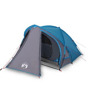 vidaXL Kuppel-Campingzelt 2 Personen Blau Wasserdicht