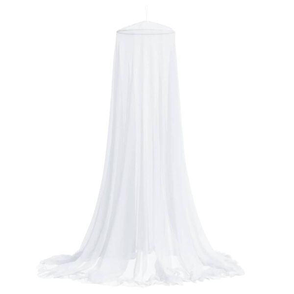 vidaXL Moskitonetz f&uuml;r Bett 220 Mesh Wei&szlig; 56x56x220 cm